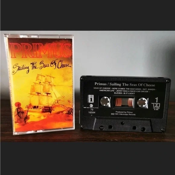 🖤SOLD🖤PRIMUS - Sailing the Seas of Cheese - Cassette Tape - Picture 1 of 2